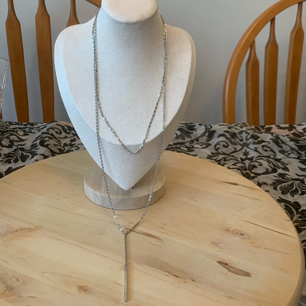 Simple two Chain Necklaces